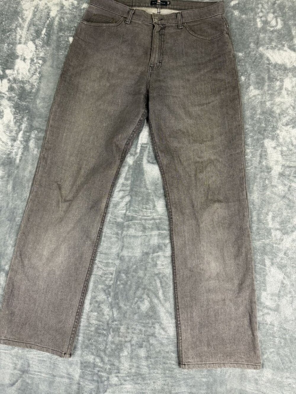 Blue Harbour Marks & Spencer Mens Black Straight Fit Denim Jeans 34x31